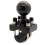 3X Base de Montagem em Trilho de Guiador para Motocicleta com Parafuso Duplo em U com Esfera de 1,5 Polegadas para Câmera  para  para 3