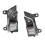 1Pair Left+Right Inside Door Handle for  Highlander 2008-2013 69205-20210 69206-20210-C0 Chrome Inner Door Pull 3