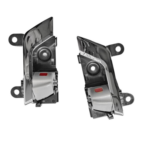 1Pair Left+Right Inside Door Handle for  Highlander 2008-2013 69205-20210 69206-20210-C0 Chrome Inner Door Pull 2