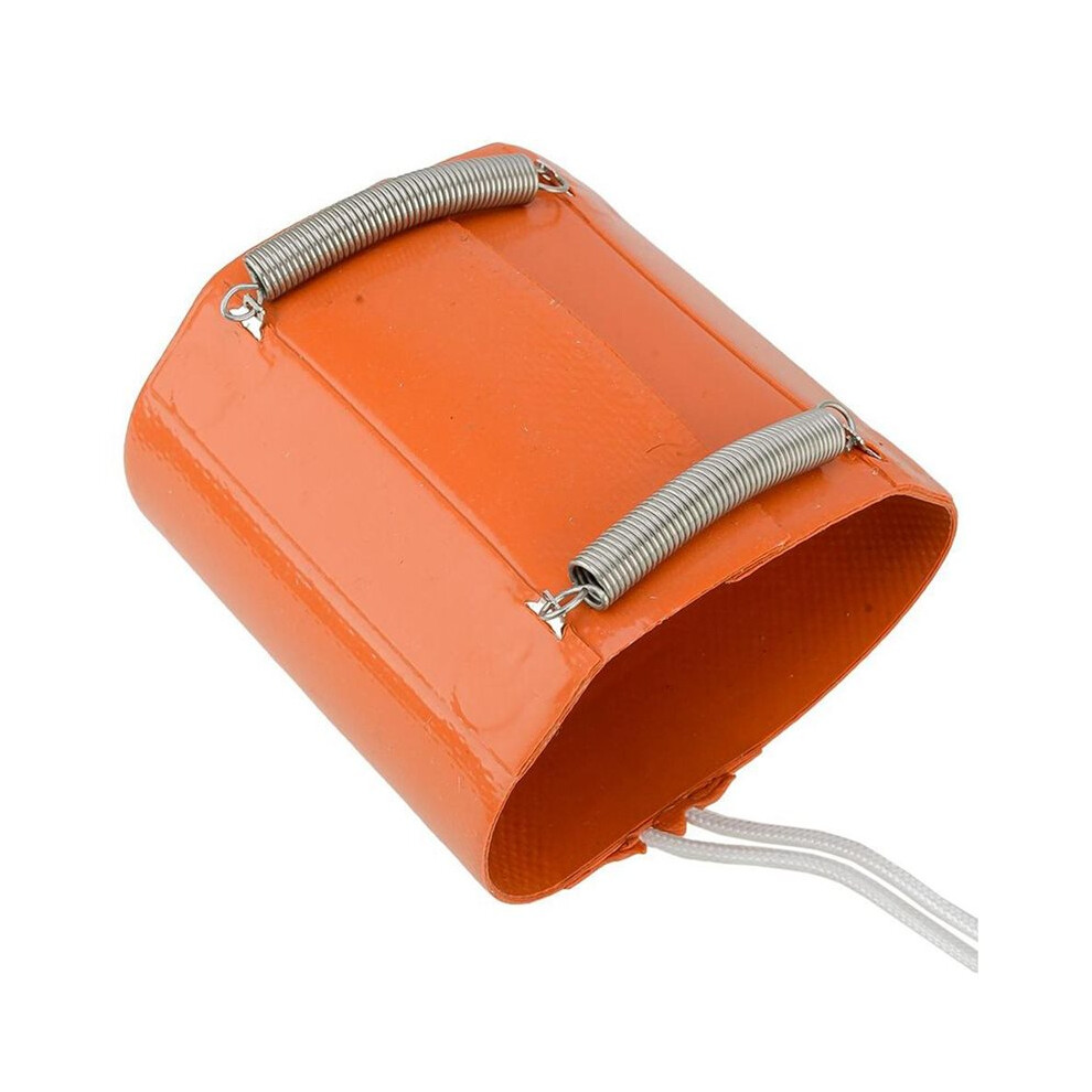 12V 250X90mm Silicone Electric Heating Pad For Car Heaters Orange 4761759072347