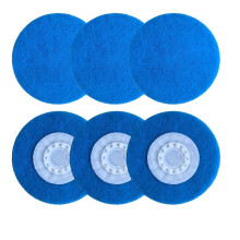 S7000 Replacement Steam Mop Pads for S7001 S8201 S7000AMZ S8001 S7000 Steam and Scrub Mop Frosted Pad