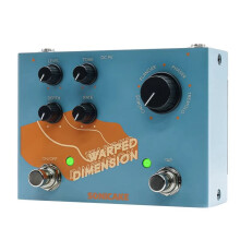SONICAKE QDS-03 Warped Dimension Digital Modulation Guitar Effects Pedal 4 Mode of Chorus,Flanger,Phaser & Tremolo