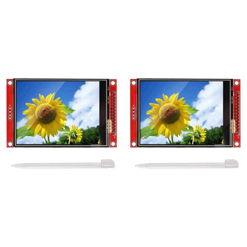 2X 3.2Inch ILI9341 SPI LCD Display Touch Panel 320X240 TFT LCD Touch Screen 5V/3.3V STM32 Display Module with Touch Pen