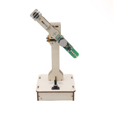 DIY Houten POV Draaiend LED-Display Houten POV Draaiend Display Montage Wetenschappelijk Experiment Kit Elektronisch Project Kit