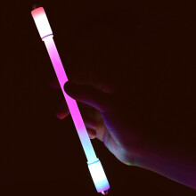 Bunte LED-Drehkugelschreiber 23,5 cm, kein Nachfüllbar, Batterie inklusive