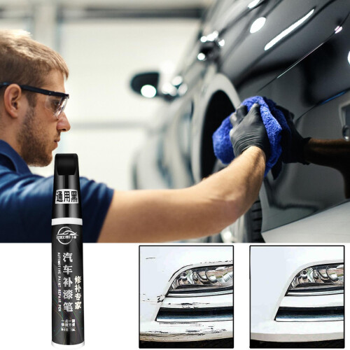 Car Scratch  Pen Black, Touch Up Paint Pen for Fast Scratch  and Rust Protection 2