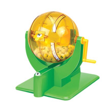 Lottery Machine with 90 Ball Bingo Lottery Spinner for Kids and Large Group Party Games