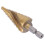 High Speed Steel Step Drill Bit 4-20mm Spiral Flute Cone Centering Tool 3