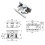 3Pcs Spring Loaded Door Easy Lock Stop Catch Release Clamp Double Roller Catch (Mp-4) 6