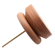 Wooden Thread Spool Holder with Stable NonSlip Base for Embroidery and Sewing Organization