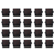 20X Trasformatore CC Convertitore di Alimentazione per Schermo Pubblicitario un LED per Auto da 24V / 12V un 5V 10A 50W