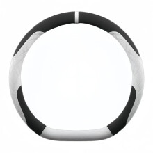 Suede D Shaped Steering Wheel Cover for Porsche Macan 20142024, Non Slip Breathable Sport Design