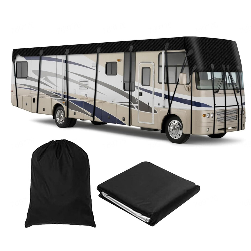 Rv Roof Cover 13X3m Waterproof Uv Resistant 210D Oxford Camper Roof Protector For Winter Storage 9330225969013