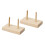 Wooden Thread Spool Holder Rack for Embroidery Floss Organizer with Stable Base and MultiSpool Capacity 1