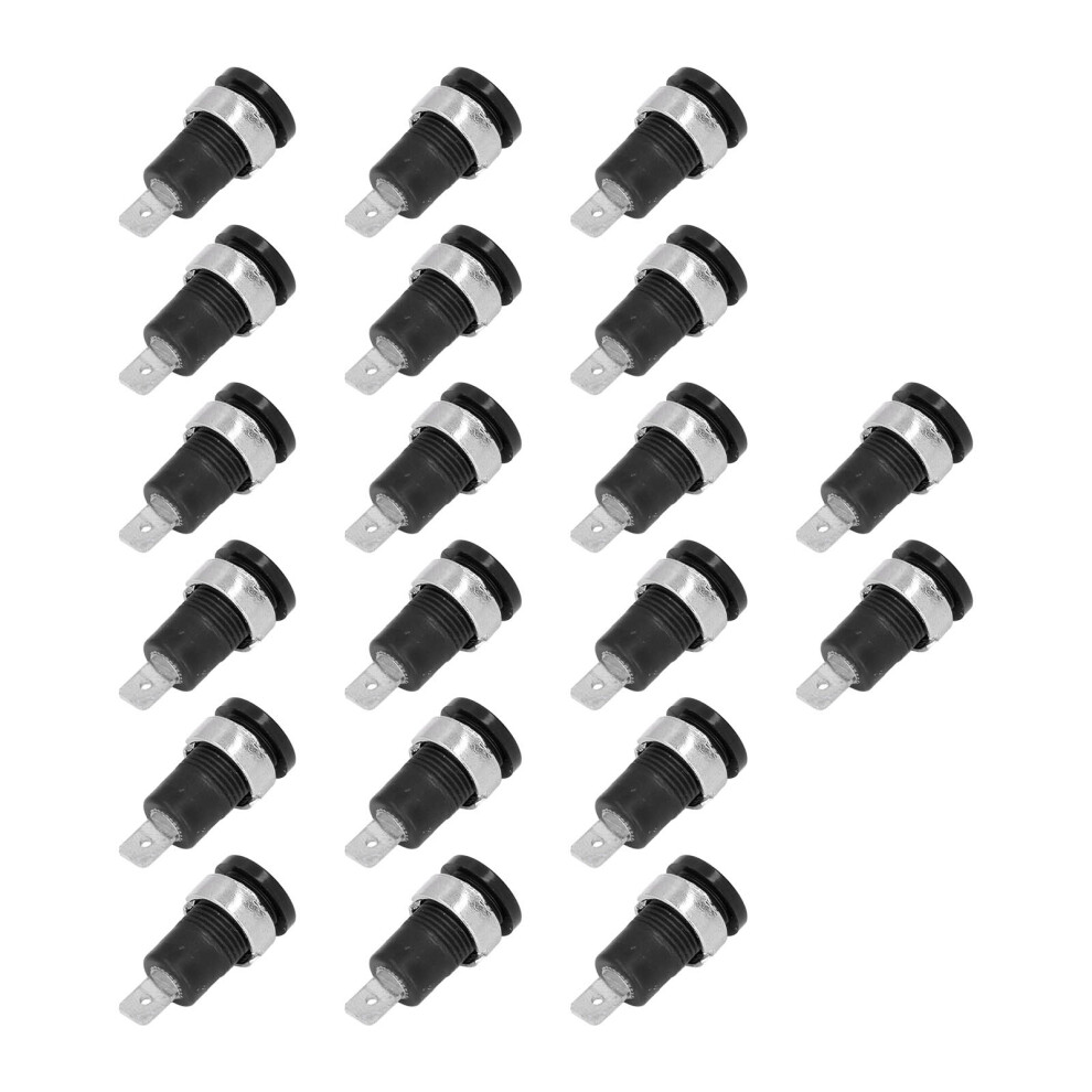 20Pcs 4Mm Black Banana Socket Strong Corrosion-Resistant Electrical Test Accessories 6941390514415