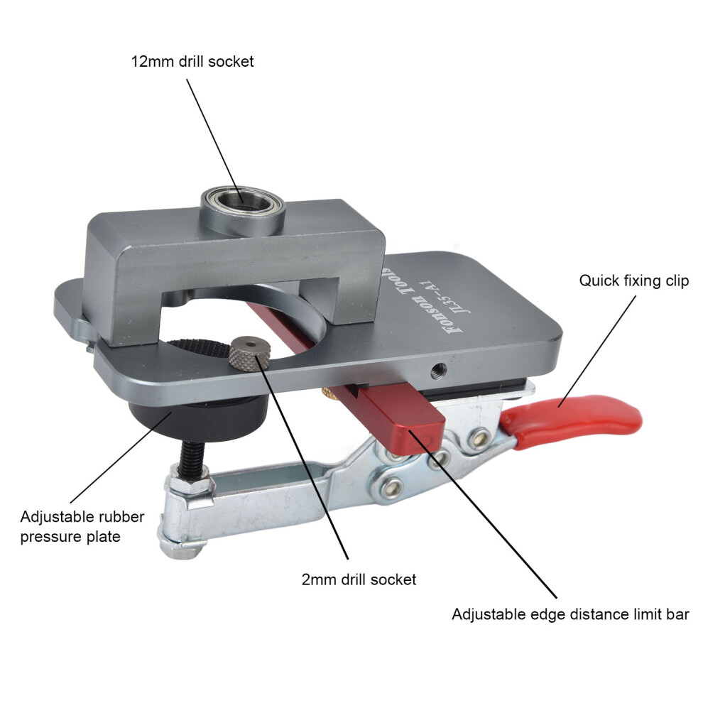 Aluminium Hinge Jig for 35mm Wood Holes