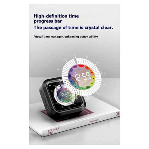 New Visual Timer for Student Learning Self-Discipline  Management, Kitchen Baking Fitness Timer A 2