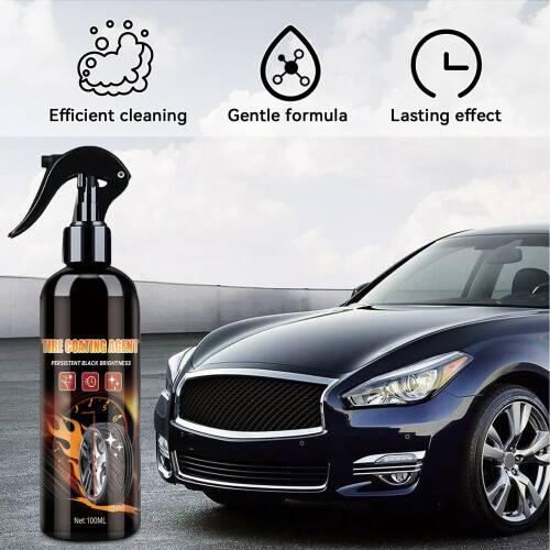Car Ceramic Coating Spray 100ml for Fast Scratch , Gloss Paint Protection with Sponge 1