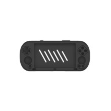 Gaming Console Protective Case Black Silicone Cover for Trimui Smart Pro with Drop Protection