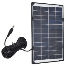 DC5521 6W 12V Solar Panel for DIY Charger, Polysilicon, 137x210mm