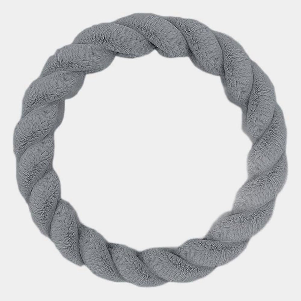 Fluffy Steering Wheel Cover For Mercedes Benz Cla 20202024, Warm Plush Touch, Antislip Grip, Easy Install 9092120174755