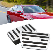 2 Stück Aluminiumlegierung Brems- und Gaspedalsatz für Accord 2018-2021 Silber