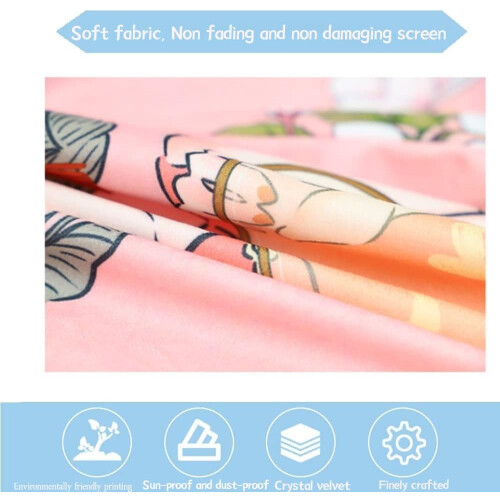 TV Dust Cover 3280 Inch Stretchable Elastic Fit Floral Pattern Screen Protector Dustproof Decorative 2
