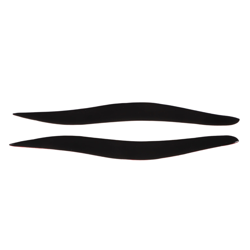 Pair Front Headlight Eyebrow Glossy Trim For Is250/300/350 2006-2012 Black 4951390515031