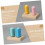 Wooden Thread Spool Holder Rack for Embroidery Floss Organizer with Stable Base and MultiSpool Capacity 3
