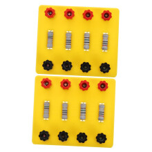 2pcs Physics Lab Resistor Set, Durable Fixed Value Resistor for School Experiments and Teaching