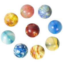Children's 63mm Space Planets Star Ball Bouncy Stress Toy Educational Toy