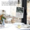 2Pcs Heart-Shaped Iron Table Number Holders, Gold, 8.5x2.5cm 10