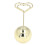 2Pcs Heart-Shaped Iron Table Number Holders, Gold, 8.5x2.5cm 11