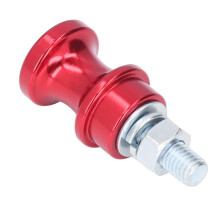 Durable Steel Winch Hook Stand Bolt for 3/8in & 1/2in U Shape Clip Red Finish