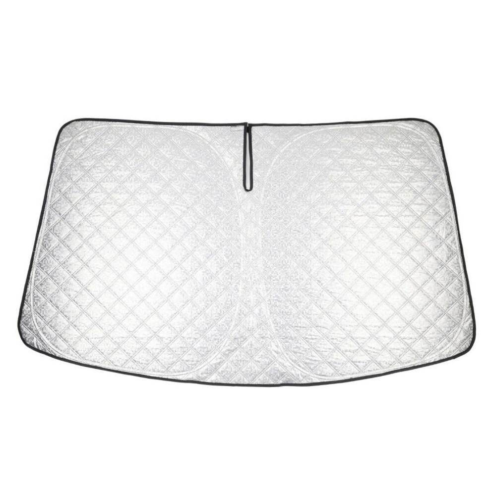 Car Windshield Sun Shade For Ford Mustang 20152021, Foldable Aluminum Visor With Uv And Heat Protection 9073542691693