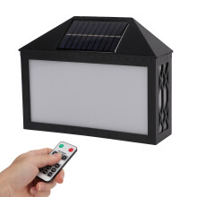 Bunte Solar-LED-Hausnummernschild Wasserfestes Licht mit Fernbedienung