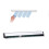 LED Digital Alarm Clock with Snooze Function Compact Modern Design White 13