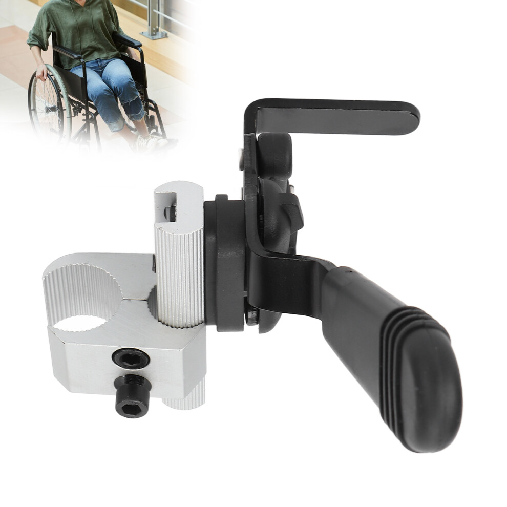 Portable Aluminum Alloy Wheelchair Handbrake Replacement - Left Side