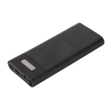 8x18650 Akku-Pack Powerbank mit LCD-Anzeige, 2 USB-Ausgängen, Schnellladung
