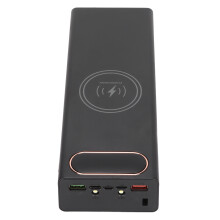 L20 22.5W+15W Wireless Charging 18650 Battery Case Black