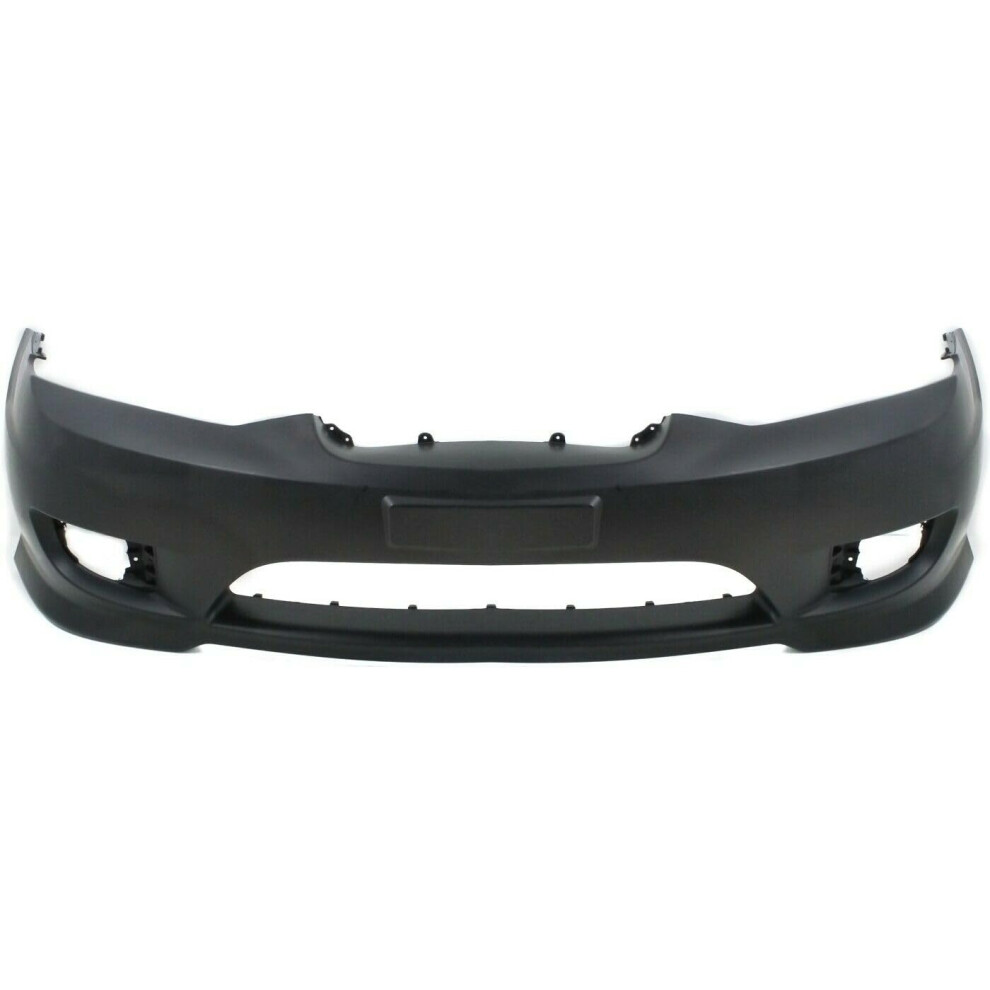 Front Bumper Cover For Hyundai Tiburon 20052006 Gs Gt Se, Primed Ready Paint, Fog Compatible Light 9330225830931