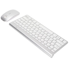 Wireless Keyboard Mouse Combo, Silent, Adjustable DPI, Ergonomic, USB Receiver