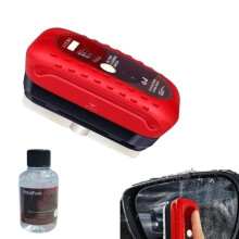2 in 1 Car Glass Cleaner and Windshield Oil Film Remover, Refillable Brush for Clear View Restoration