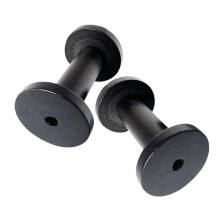 Wooden Thread Rack 2pcs Solid Wood Rotating Embroidery Spool Holder for Organized Sewing Storage