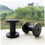 Wooden Thread Rack 2pcs Solid Wood Rotating Embroidery Spool Holder for Organized Sewing Storage 4
