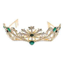 Bridal Tiara Wedding Crown with Rhinestones for Brides Prom Pageant Comfortable Secure Fit