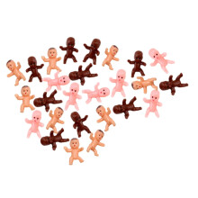 60pcs Mini Plastic Dolls Bulk Party Favor Toys for Kids Birthdays Baby Showers Crafts