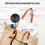USB Desktop Condenser Microphone 360 Omnidirectional Black, 7cm 4