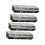 Screw Organizer Box 4Compartment with Lid Plastic Hardware Storage for Screws and Nails Black 1