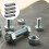Screw Organizer Box 4Compartment with Lid Plastic Hardware Storage for Screws and Nails Black 3